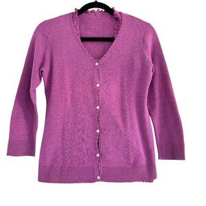 Vintage Valentino Boutique  Womens Size S Matching Pink Cardigan & top